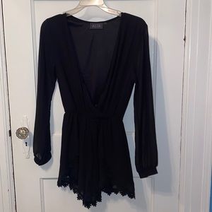 Long Sleeve Chic Romper
